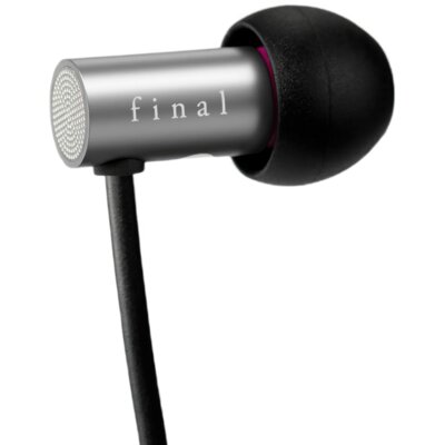 Słuchawki dokanałowe FINAL AUDIO E2000S z mikrofonem Srebrny