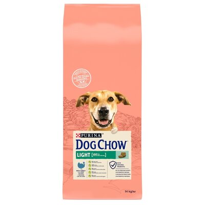 Karma dla psa DOG CHOW Adult Light z Indykiem 14 kg