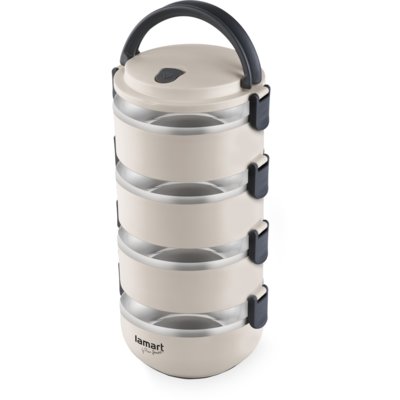 Pojemnik stalowy LAMART LT6024 2.4 L Beżowy