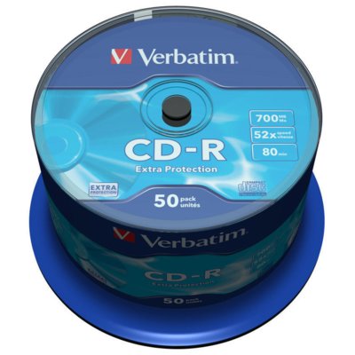 Zdjęcia - Nośnik optyczny Verbatim Płyta  CD-R Extra Protection 
