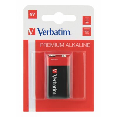Bateria R9 6LR61 VERBATIM Premium Alkaline (1 szt.)