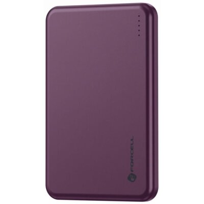 Powerbank FORCELL F-Energy MagSafe F5K9 5000mAh 15W Burgundowy
