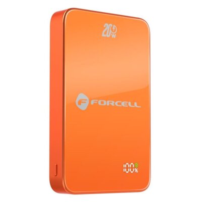Powerbank FORCELL F-Energy MagStand F10K8 10000mAh 15W Pomarańczowy