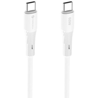 Kabel USB-C - USB-C FORCELL F-Energy C344 60W 1 m Biały