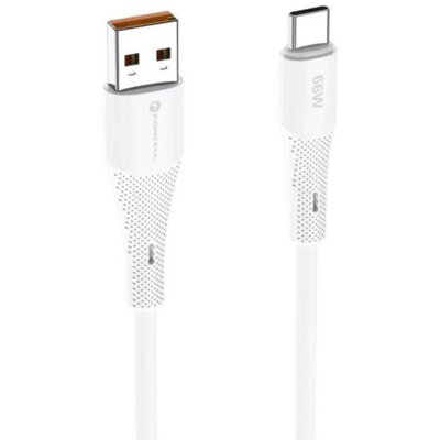 Kabel USB - USB-C FORCELL F-Energy C342 66W 1 m Biały