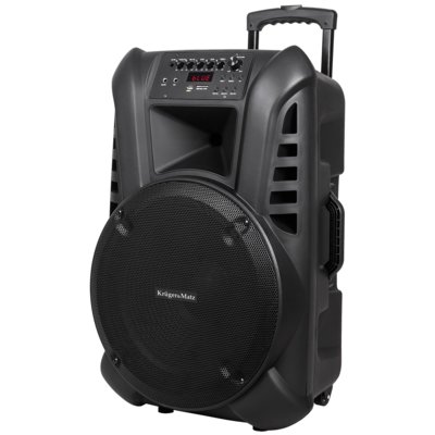 Power audio KRÜGER&MATZ KM1715 Mikrofon Karaoke Czarny