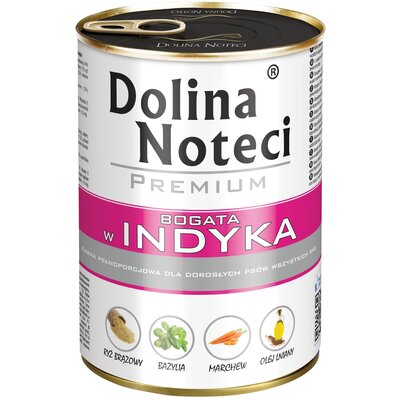 Karma dla psa DOLINA NOTECI Premium bogata w indyka 400 g