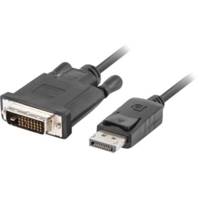 Kabel DisplayPort - DVI-D Dual Link LANBERG CA-DPDV-10CU-0010-BK 1 m
