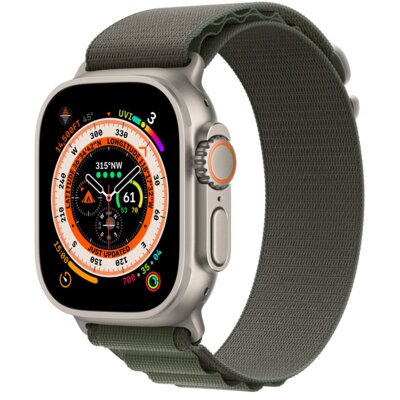 Pasek do Apple Watch do koperty 44/45/49mm M Zielony