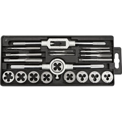Zestaw narzynek i gwintowników TOPEX 14A425 M3 - M12 (20 elementów)