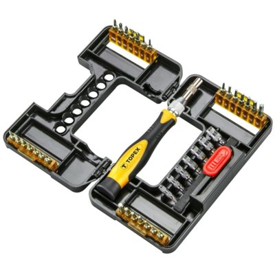 Zestaw końcówek wkrętakowych TOPEX 39D343 (37 elementów)