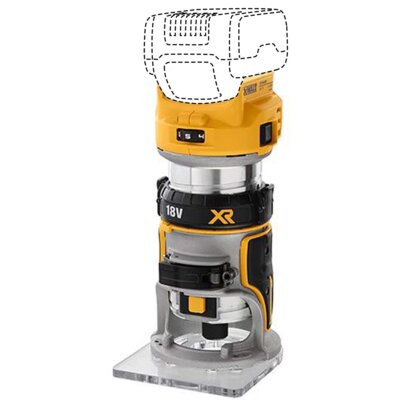 Frezarka DEWALT DCW604NT-XJ