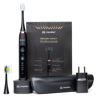 Szczoteczka soniczna MERIDEN Sonic+ Professional Czarny