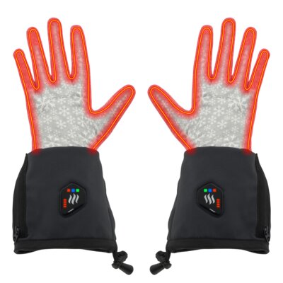 Podgrzewane rękawice GLOVII GEG (rozmiar L/XL) Czarno-szary