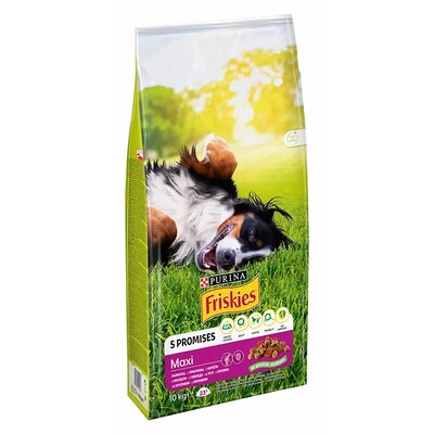 Karma dla psa FRISKIES 5 Promises Maxi Wołowina z warzywami 10 kg