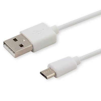 Kabel USB - Micro USB SAVIO CL-123 1 m Biały