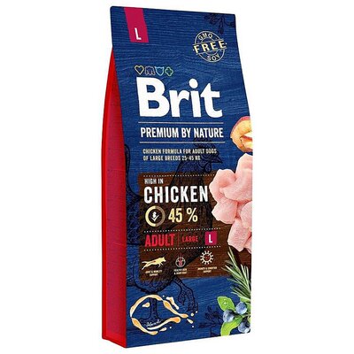 Karma dla psa BRIT Premium By Nature Kurczak 15 kg