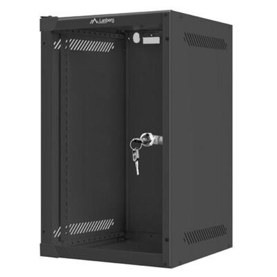 Szafa RACK LANBERG 10" 9U WF10-2309-10B 280 x 310 mm, Wisząca Czarny