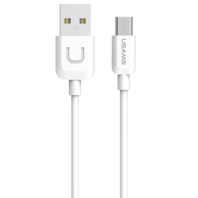Kabel USB - Micro USB USAMS U-Turn 10W 1 m Biały
