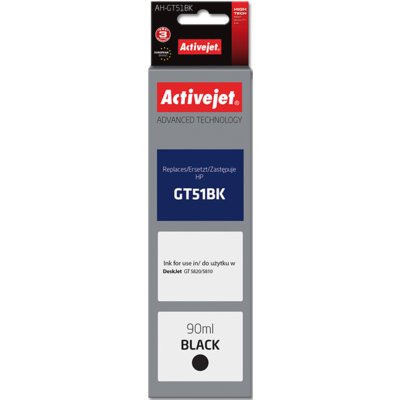 Tusz ACTIVEJET do HP GT51BK M0H57AE Czarny 90 ml AH-GT51BK