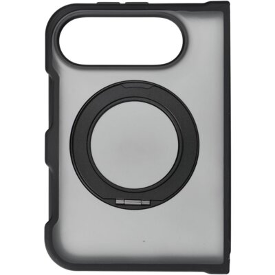 Etui FORCELL F-Protect 4SD-I Smoke Hybrid Kickstand MagSafe do Apple iPhone Duo Przezroczysto-czarny