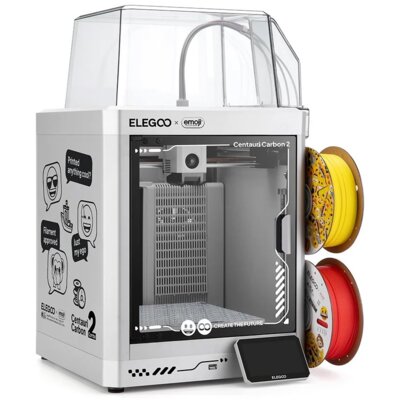 Zestaw Drukarka 3D ELEGOO x emoji Centauri Carbon 2 Combo + Filament 4 kg + Płyta PEI