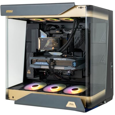 Komputer MAD DOG Halo by MSI R9-9950X3D2 128GB RAM 4TB SSD GeForce RTX5090 DLSS 4.5 Wi-Fi Windows 11 Professional