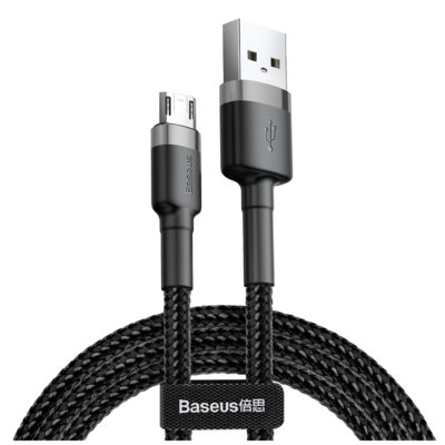 Фото - Кабель BASEUS Kabel USB - Micro USB  Cafule CAMKLF-CG1 2 m Czarno-szary 