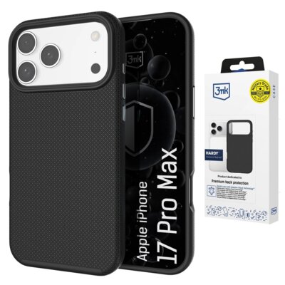 Etui 3MK Hardy Shockproof MagCase do Apple iPhone 17 Pro Max/18 Pro Max Czarny