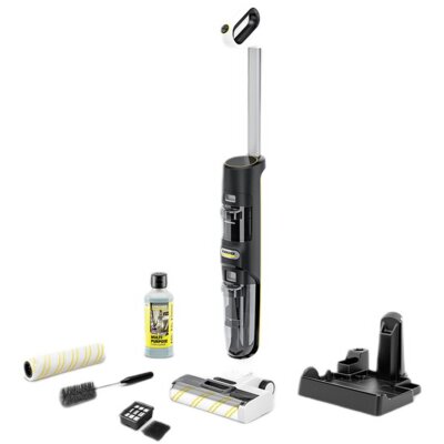 Odkurzacz z mopem KARCHER FCV 4 EXTRA+ EU 1.056-134.0 (elektryczne aktywne mycie), separacja wody czystej i brudnej
