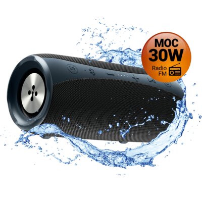 Głośnik mobilny XMUSIC BTS850K Bluetooth 5.0, 30W, IPX6, Przenośny z TWS, Powerbank & Radio FM , Czarny