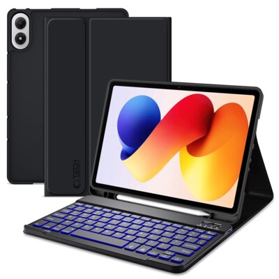 Etui na Xiaomi Poco Pad M1/Redmi Pad 2 Pro 12.2 TECH-PROTECT SC Pen Czarny + Klawiatura