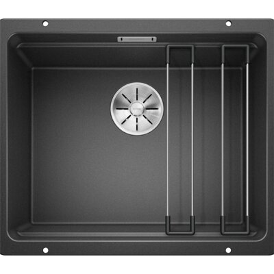 Zlewozmywak jednokomorowy BLANCO Etagon 500-U 525887 Czarny 46x53