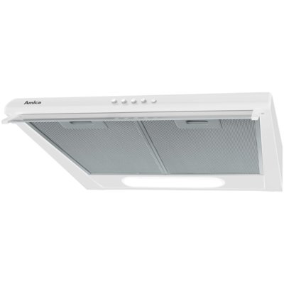 Okap AMICA OSC6231W Biały/Białe szkło 178m3/h 63dB klasa C