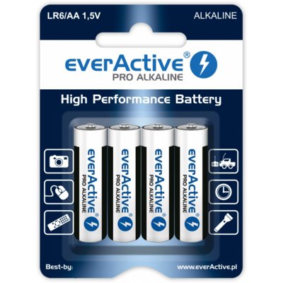 Baterie AA LR6 EVERACTIVE Pro Alkaline (4 szt.)