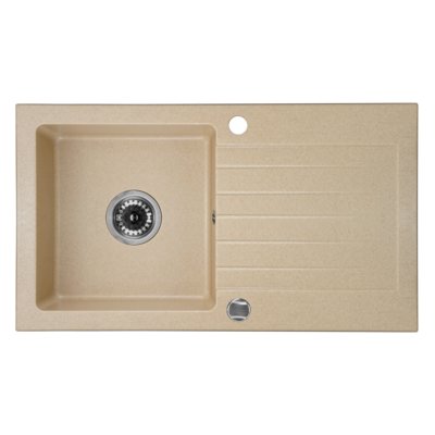 Zlewozmywak DEANTE Zorba ZQZV 7113 Piaskowy+ bateria stojąca