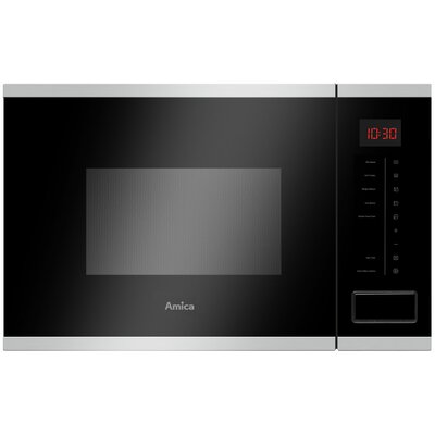Kuchenka mikrofalowa AMICA AMMB20E3SGI X-TYPE 800W średnica 25.5 pojemność 20L Multiwave system Combigrill Czarny + inox
