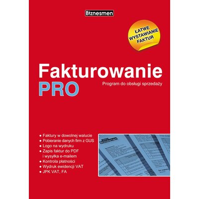 Фото - Програмне забезпечення Program DGCS BIZNESMEN Fakturowanie PRO