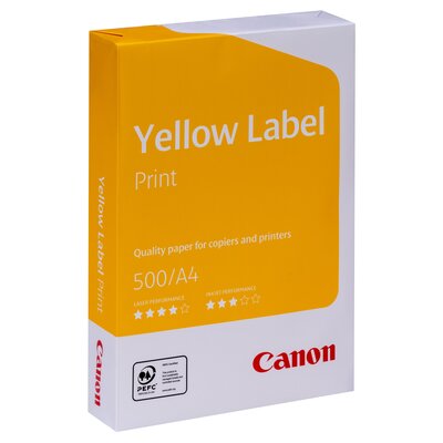 Zdjęcia - Papier Canon  do drukarki  Yellow Label A4 500 arkuszy Yellow Label A4 80g/m 