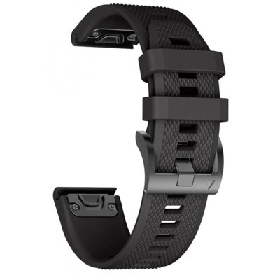 Pasek TECH-PROTECT Smooth do Garmin Fenix 3/5X/3HR/5X Plus/6X/6X Pro/7X (26mm) Czarny