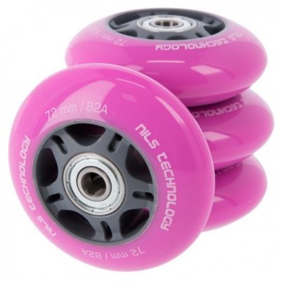 Kółka NILS EXTREME 16-32-021 72x24 82A Różowy