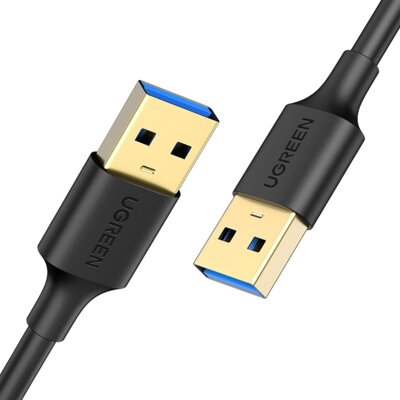 Kabel USB-A - USB-A UGREEN US128 10370 1m Czarny