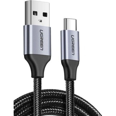 Фото - Кабель Ugreen Kabel USB - USB-C  US288 0.25m Czarny USB - USB Typ-C 