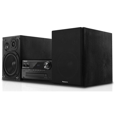 Wieża PANASONIC SC-PMX92EG-K Czarna, Odtw.CD, Bluetooth, Hi-Res Audio, DSD, FLAC, WAW, 3-drożny system głośnikowy