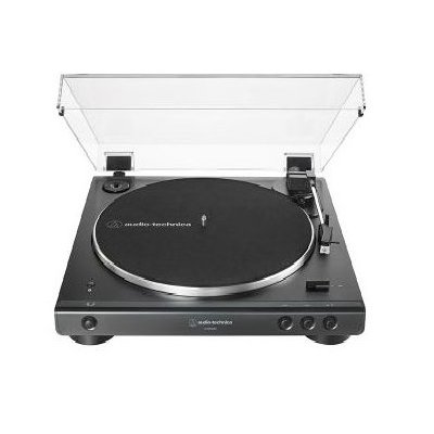 Gramofon AUDIO-TECHNICA AT-LP60XBT Czarny, Automatyczny, Napęd paskowy, Bluetooth, Prędkość odtw. 33 1/3, 45 obr./min