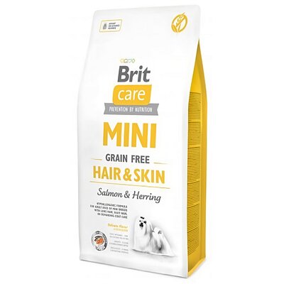 Karma dla psa BRIT Care Mini Hair & Skin Łosoś ze śledziem 2 kg