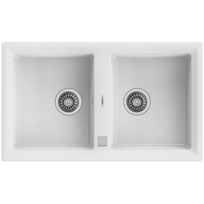 Zlewozmywak TEKA Stone 90 B-TG 2B 115260012 Biały