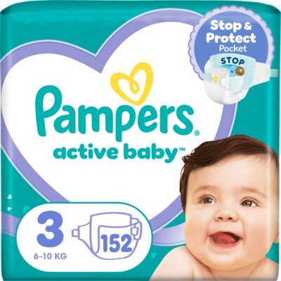 Pieluchy PAMPERS Active Baby 3 (152 szt.)
