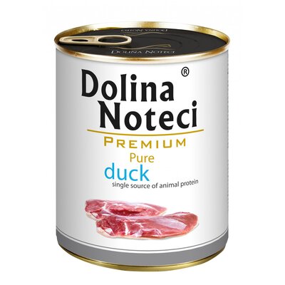 Karma dla psa DOLINA NOTECI Premium Pure bogata w kaczkę 800 g
