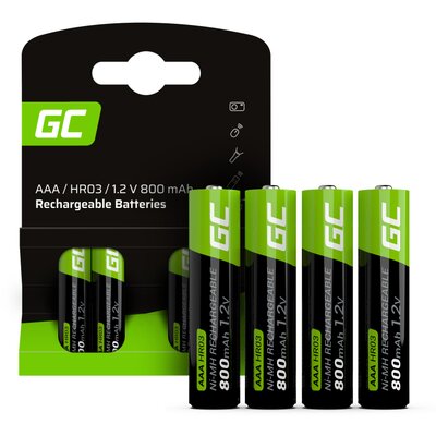 Akumulatorki AAA 800 mAh GREENCELL (4 szt.)